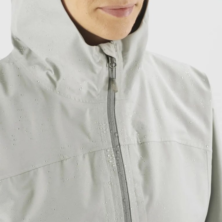 Chaquetas Shell Salomon Outline GTX 2.5L Mujer Verde Menta | MX ONLP879